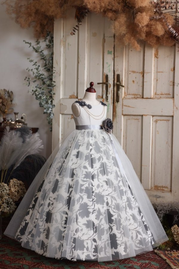 ロングドレスR-084 オフホワイト