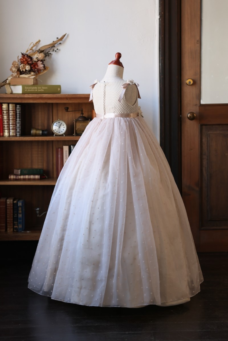 ロングドレスR-087 ピンク - 画像 (3)