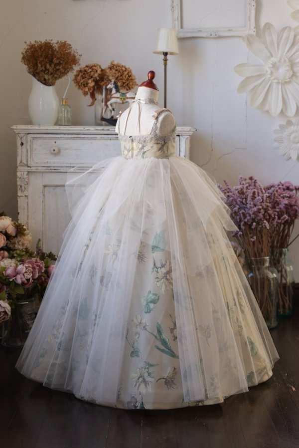 ロングドレスR-090 ベージュ - 画像 (4)