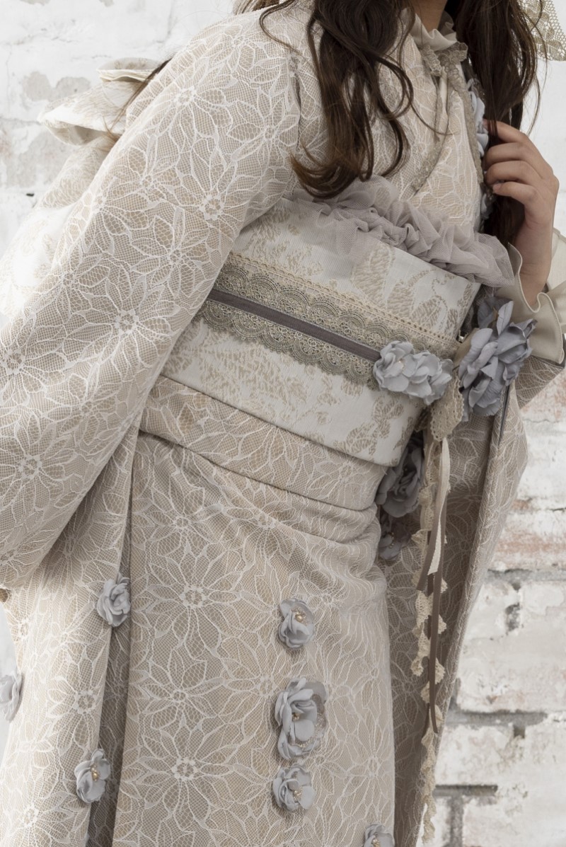 合繊振袖ラフィネモカ GF-56 -フィオラ・ドール-【アイボリー】 - 画像 (7)