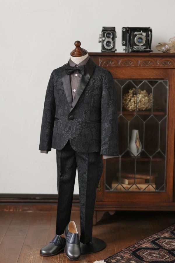 【現品90cm】キッズタキシード RT-029 ブラック