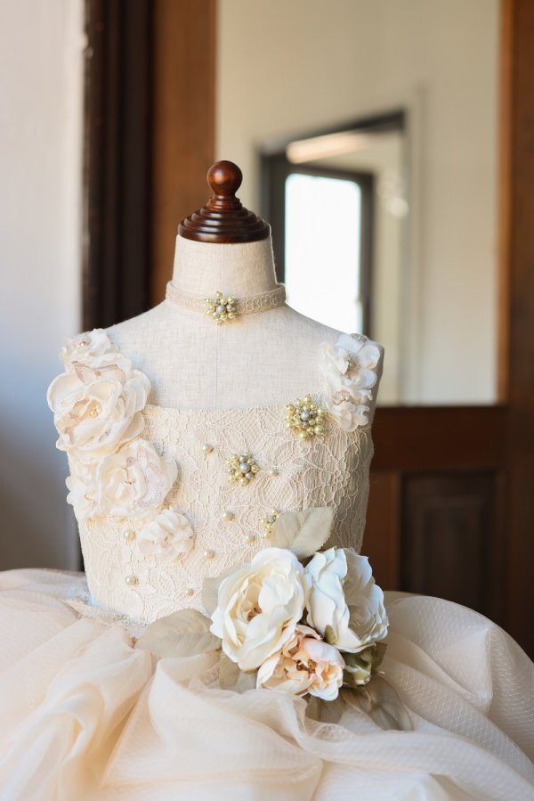 ロングドレスR-110 アイボリー - 画像 (4)