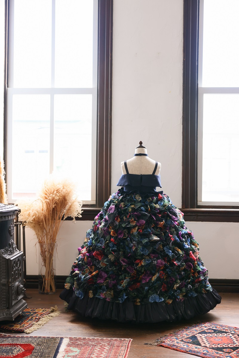 ロングドレスR-109 マルチカラー - 画像 (3)