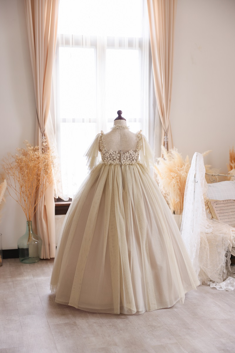 ロングドレスR-111　ゴールド - 画像 (2)