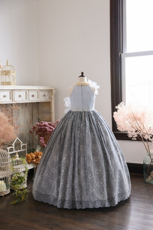 ロングドレスR-105 グレー - 画像 (2)