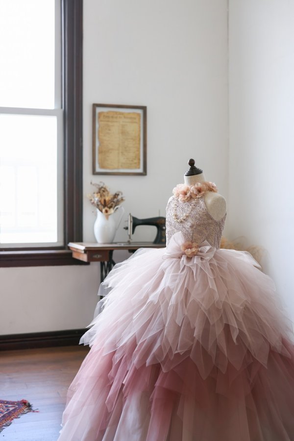 ロングドレスR-108 ピンク - 画像 (2)