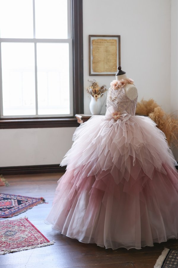 ロングドレスR-108 ピンク - 画像 (4)