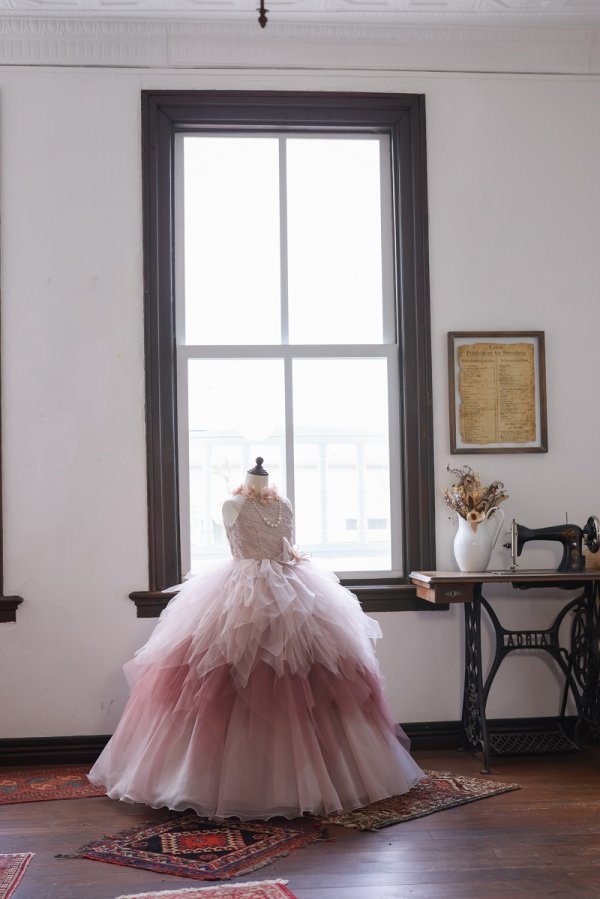 ロングドレスR-108 ピンク - 画像 (5)