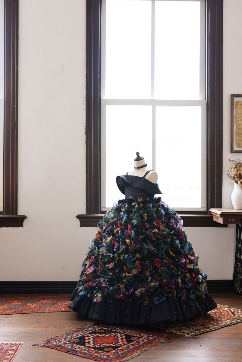 ロングドレスR-109 マルチカラー - 画像 (2)