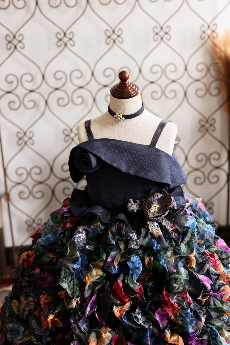 ロングドレスR-109　マルチカラー - 画像 (4)