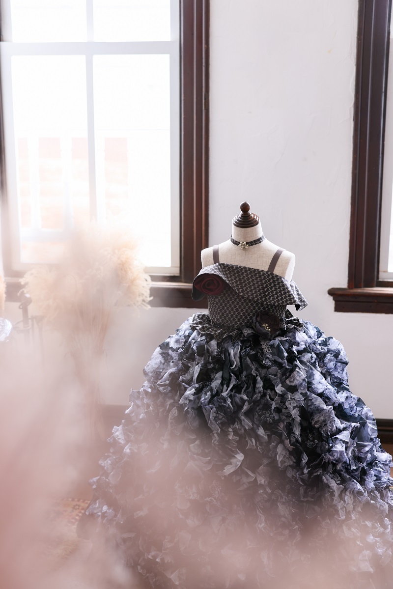 ロングドレスR-109　モノトーン - 画像 (7)