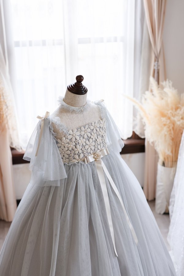 ロングドレスR-111 シルバー - 画像 (3)