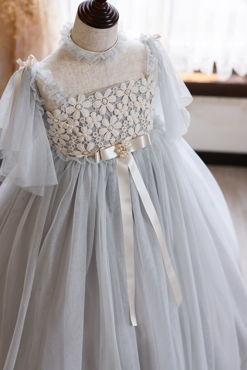 ロングドレスR-111 シルバー - 画像 (6)