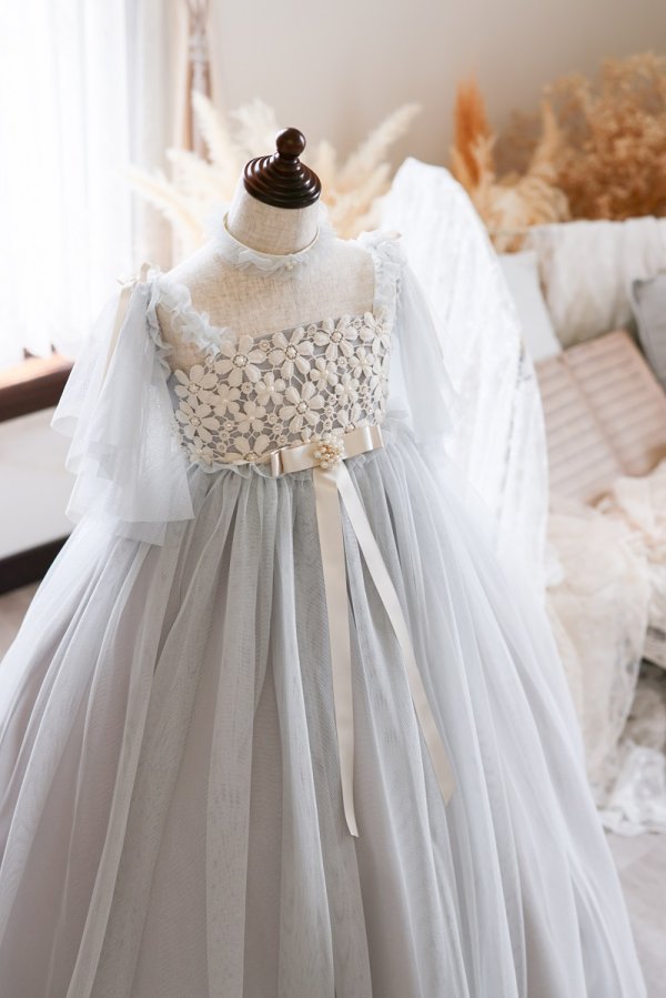 ロングドレスR-111 シルバー - 画像 (5)