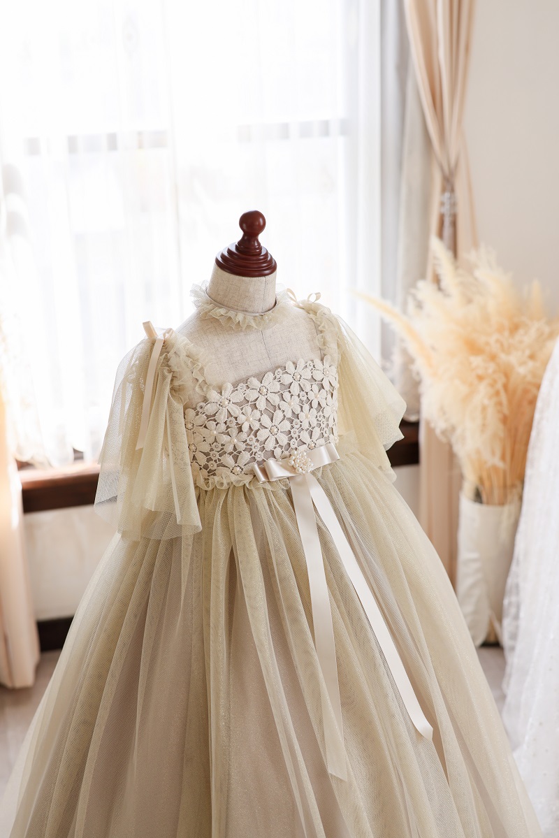 ロングドレスR-111　ゴールド - 画像 (3)