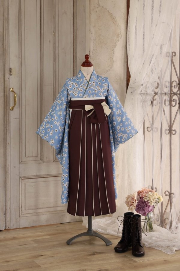 【アウトレット】ラフィネココ卒園女児袴RC5900-B（65㎝または70㎝）