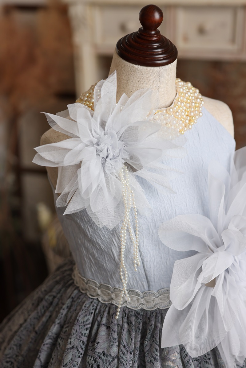 ロングドレスR-105 グレー - 画像 (6)