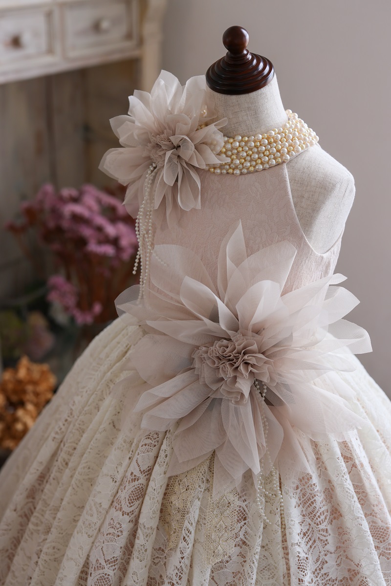 ロングドレスR-105 アイボリー - 画像 (5)