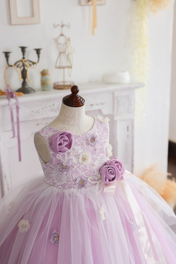 ロングドレスR-112 ピンク - 画像 (4)