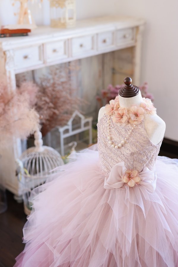 ロングドレスR-108 ピンク - 画像 (6)