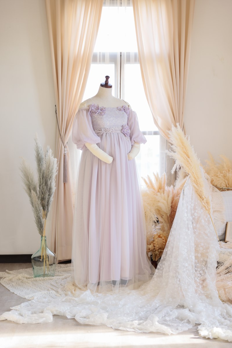 マタニティードレス R-2015 パープル