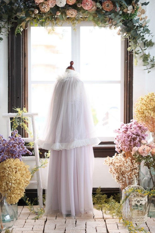 ロングドレスR-088　パープル - 画像 (3)