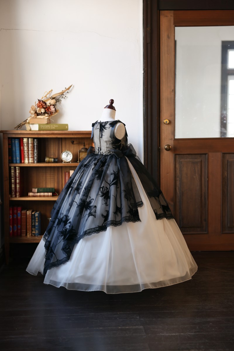 ロングドレスR-085 ブラック - 画像 (3)