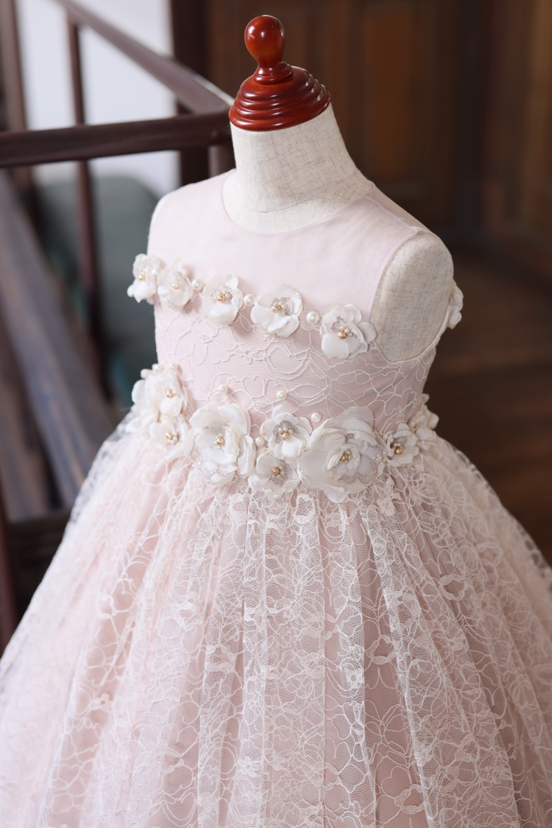 ロングドレスR-092 アイボリー - 画像 (2)