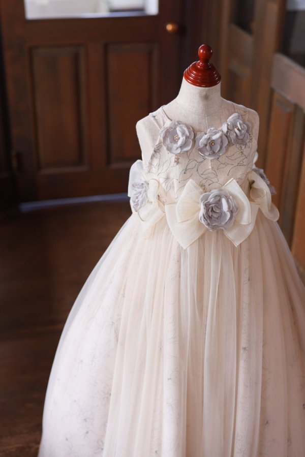 ロングドレスR-086 アイボリー - 画像 (5)