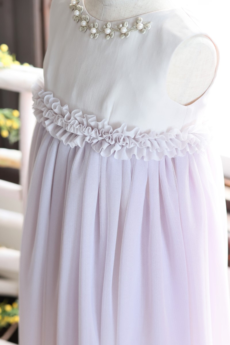 ロングドレスR-088　パープル - 画像 (2)