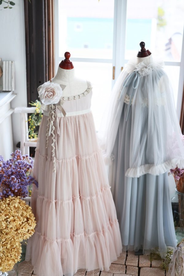 ロングドレスR-088 ブルー - 画像 (9)