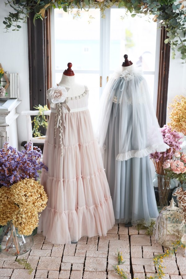 ロングドレスR-088 ブルー - 画像 (11)