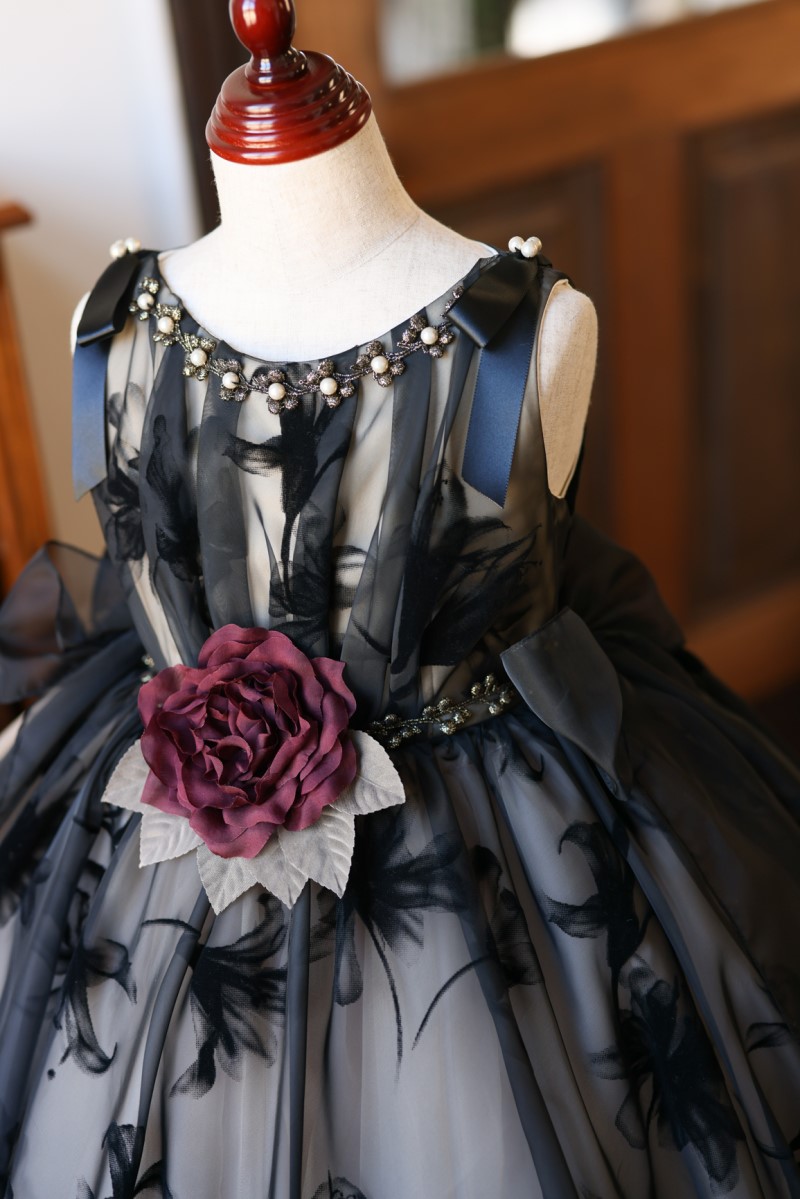 ロングドレスR-085 ブラック - 画像 (5)