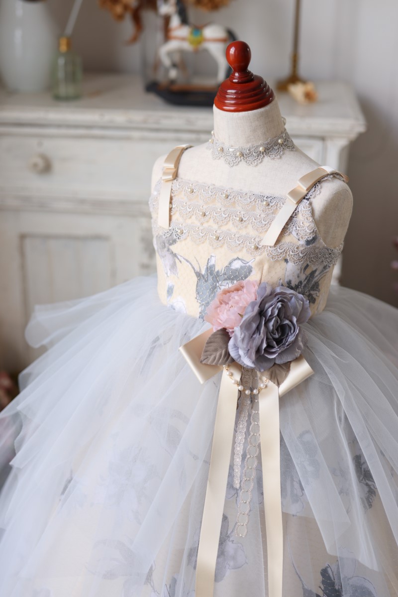 ロングドレスR-090 グレー - 画像 (8)