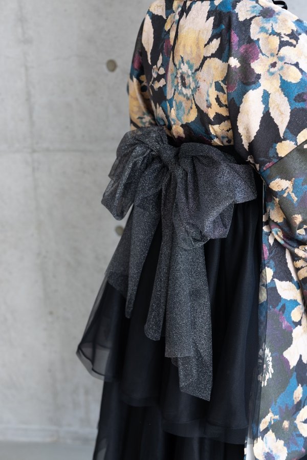 ﾗﾌｨﾈﾓｶ二尺袖/ﾄﾞﾚｽ袴　ゴブランRM-181/RH-104【ﾛｲﾔﾙﾌﾞﾙｰ/ﾌﾞﾗｯｸ】 - 画像 (7)