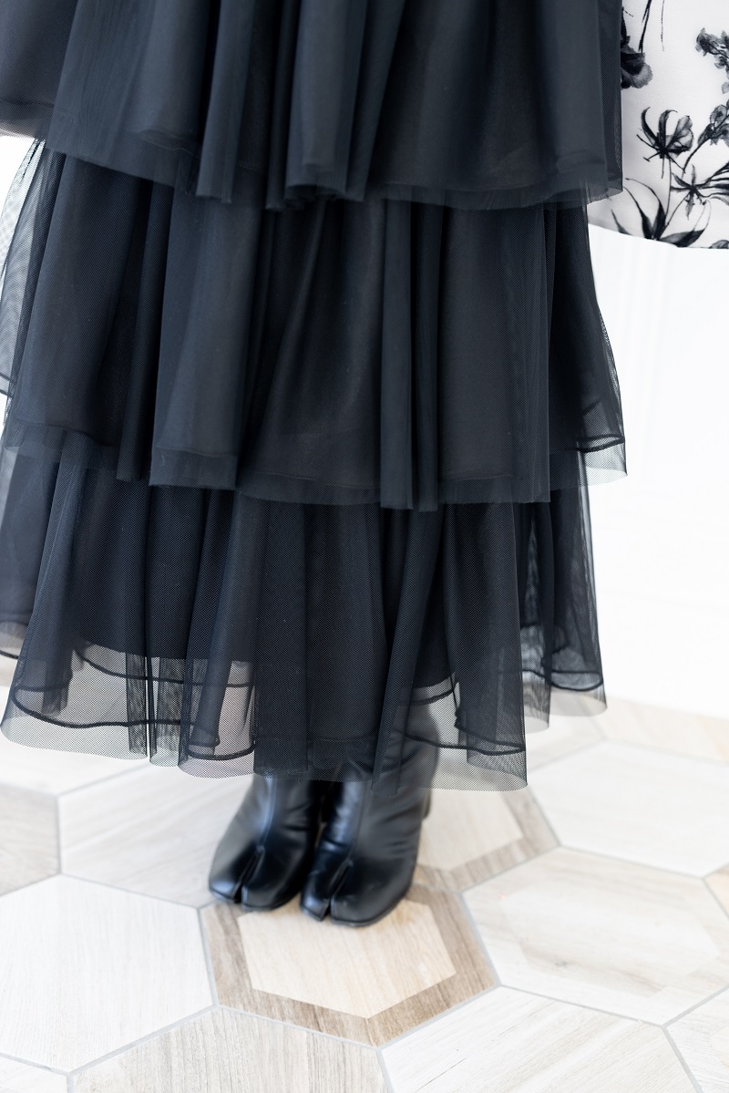 ﾗﾌｨﾈﾓｶ二尺袖/ﾄﾞﾚｽ袴　モカ・シルエットRM-175/RH-104【ﾓｶ/ﾌﾞﾗｯｸ】 - 画像 (8)