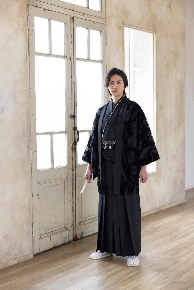 【ラフィネ】メンズセットMK-006【ブラック】