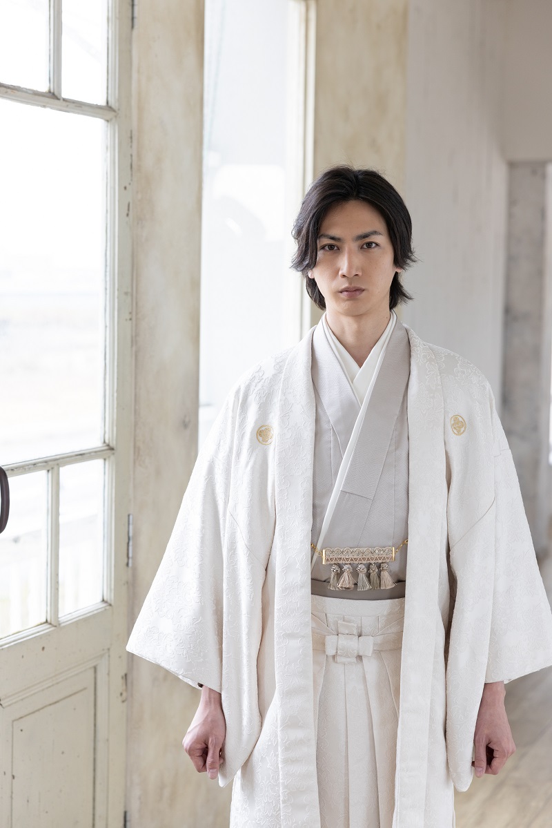 【ラフィネ】メンズセットMK-001【ホワイト】 - 画像 (2)