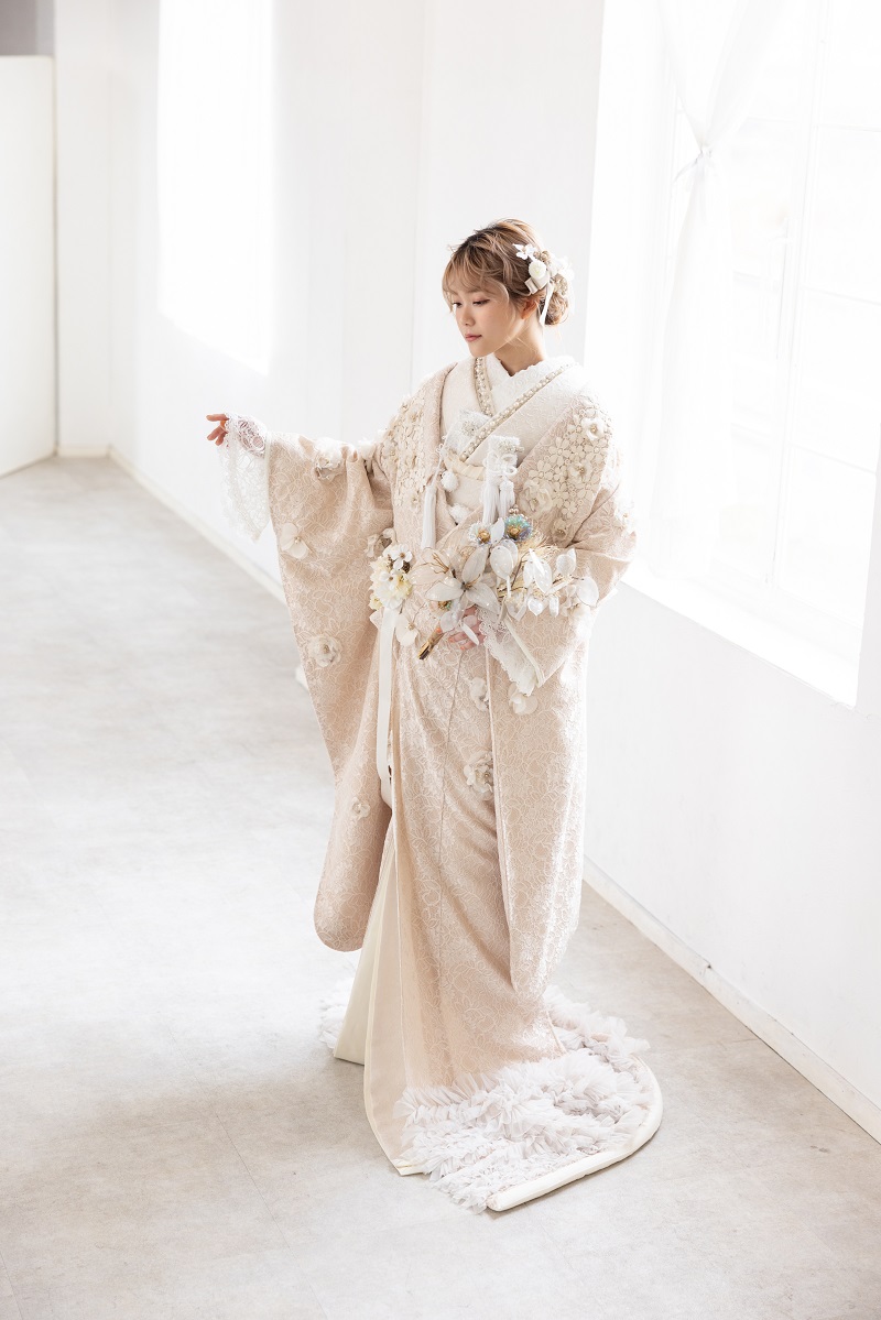 【ラフィネモカ】打掛UK-001【ベージュオフ】