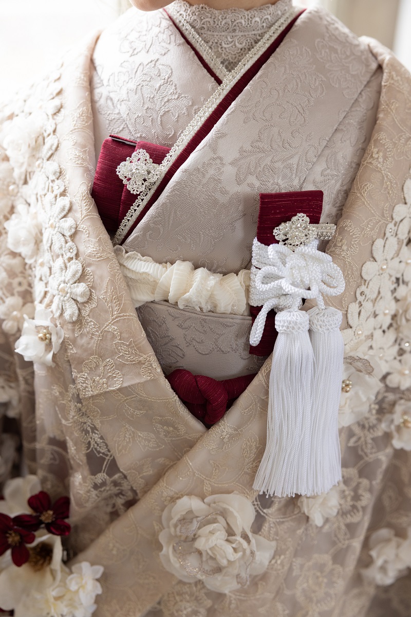 【ラフィネモカ】打掛UK-002【ベージュ】 - 画像 (4)