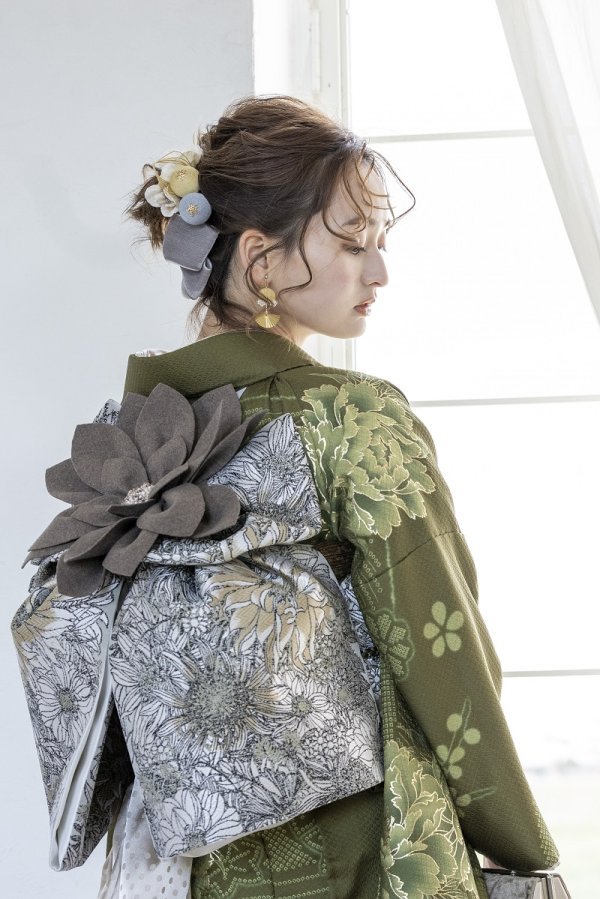 【2本限定SALE】袋帯【正絹】振袖用 RFO-27 - 画像 (2)