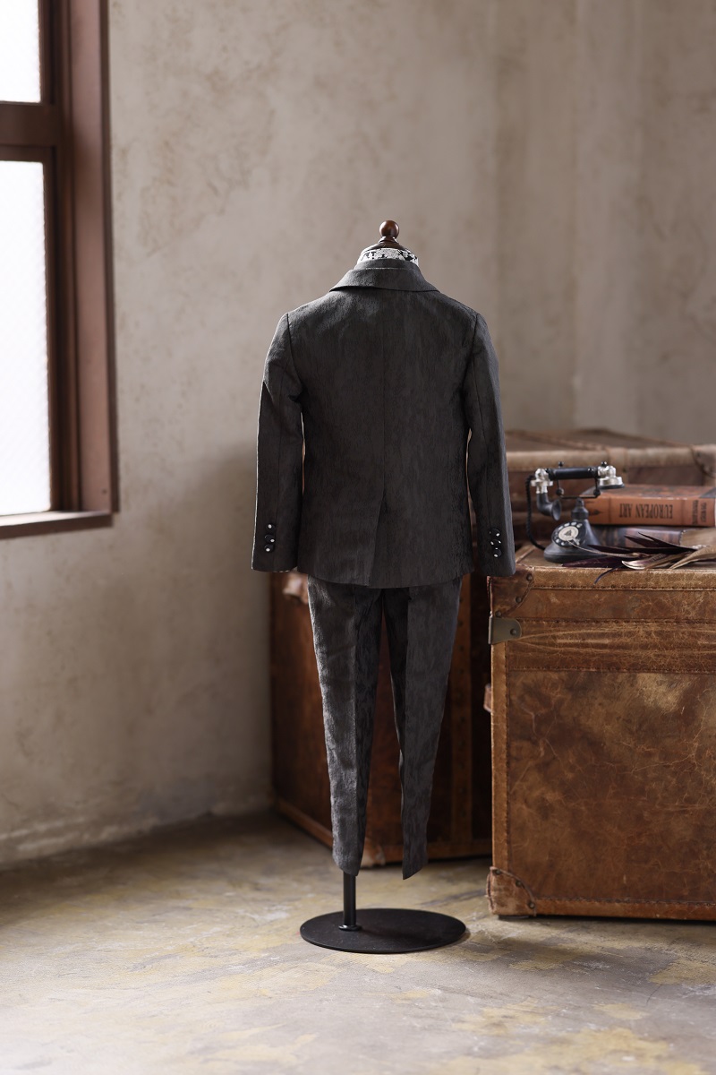 【現品100㎝・120㎝・130㎝・140㎝】キッズタキシード RT-036 ブラック - 画像 (2)