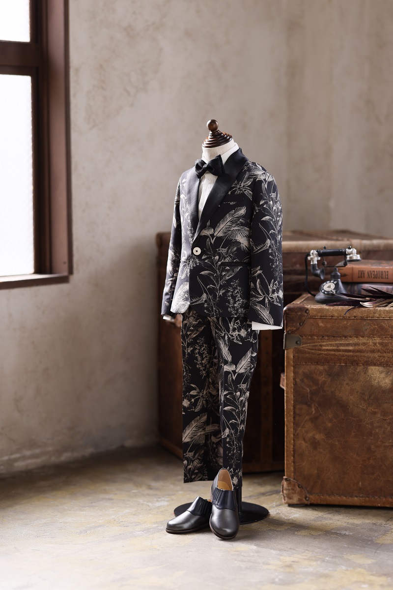 【現品120㎝】キッズタキシード RT-039 ブラック