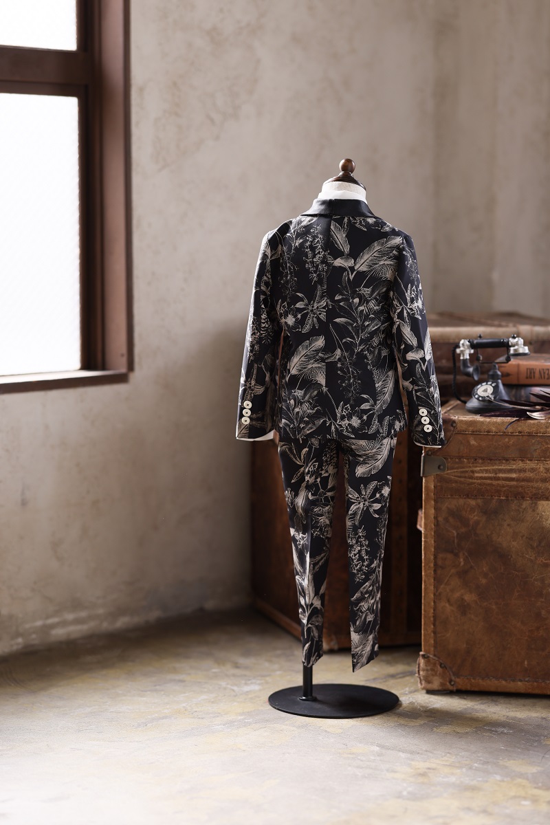 【現品120㎝】キッズタキシード RT-039 ブラック - 画像 (2)