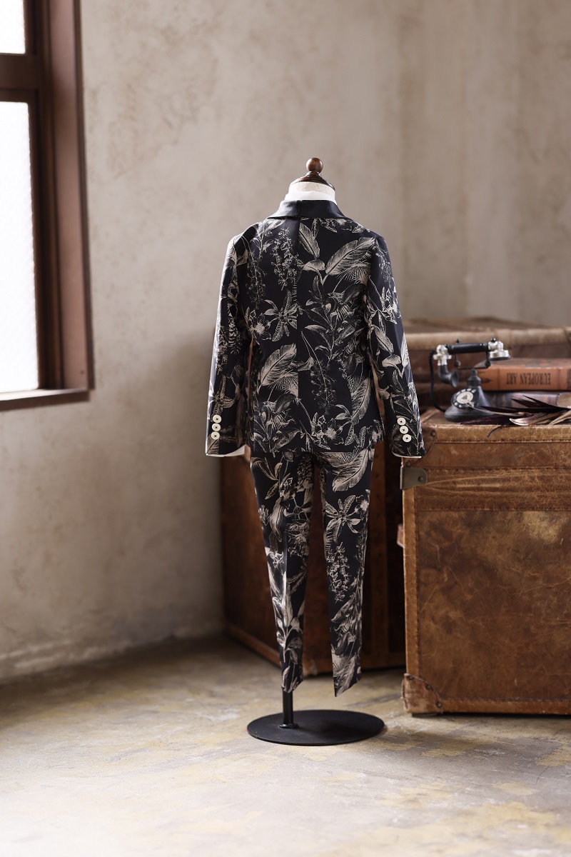 【現品120㎝】キッズタキシード RT-039 ブラック - 画像 (3)