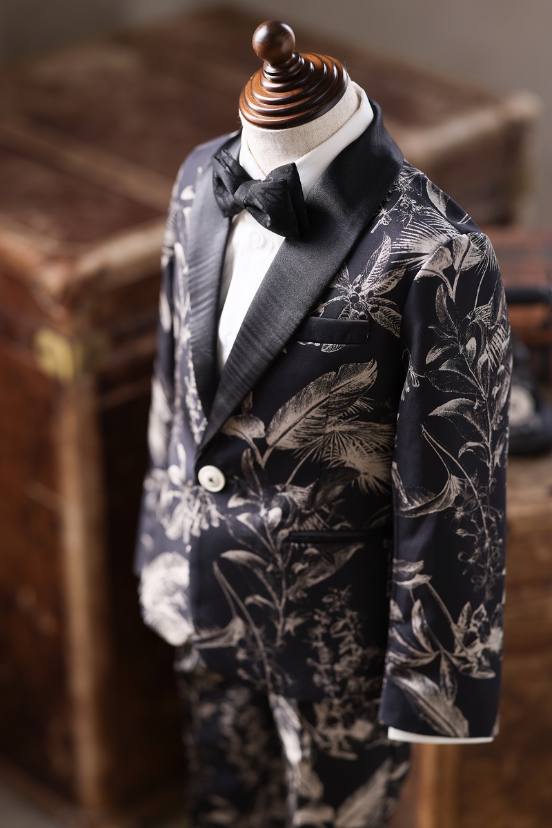 【現品120㎝】キッズタキシード RT-039 ブラック - 画像 (5)