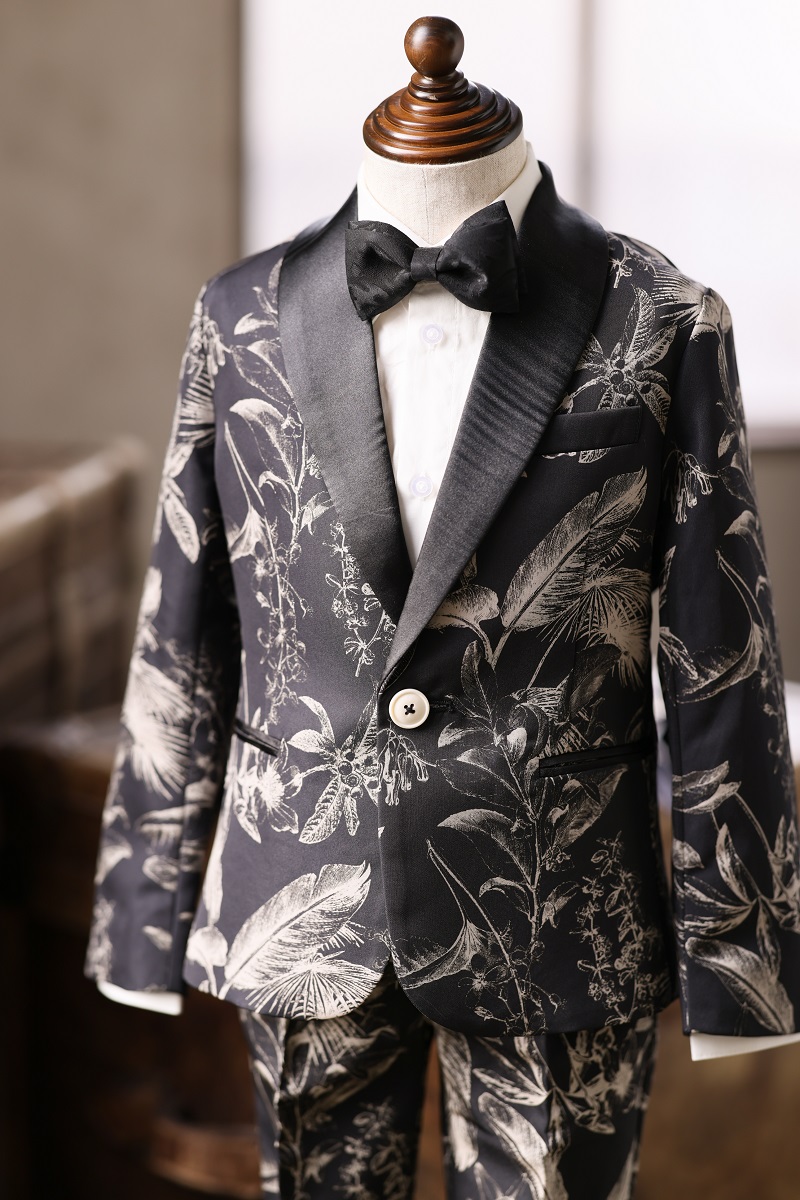 【現品120㎝】キッズタキシード RT-039 ブラック - 画像 (4)