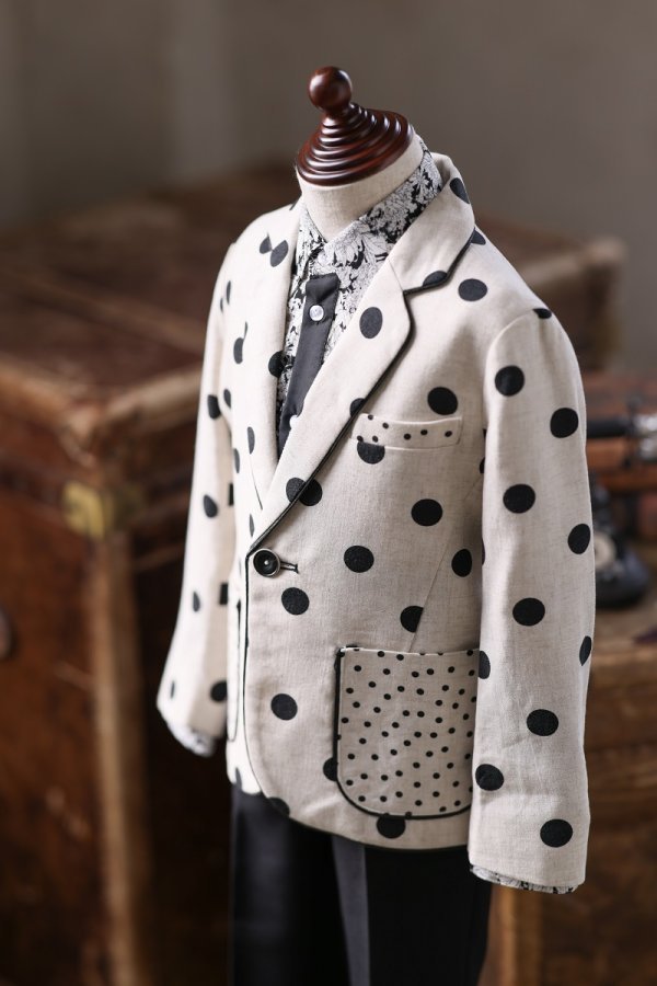 【現品100㎝】キッズタキシード RT-038 ホワイト - 画像 (3)