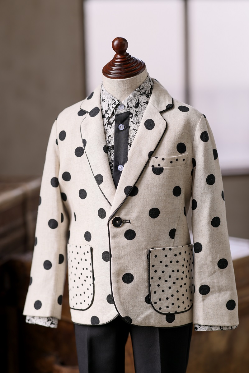 【現品100㎝】キッズタキシード RT-038 ホワイト - 画像 (4)