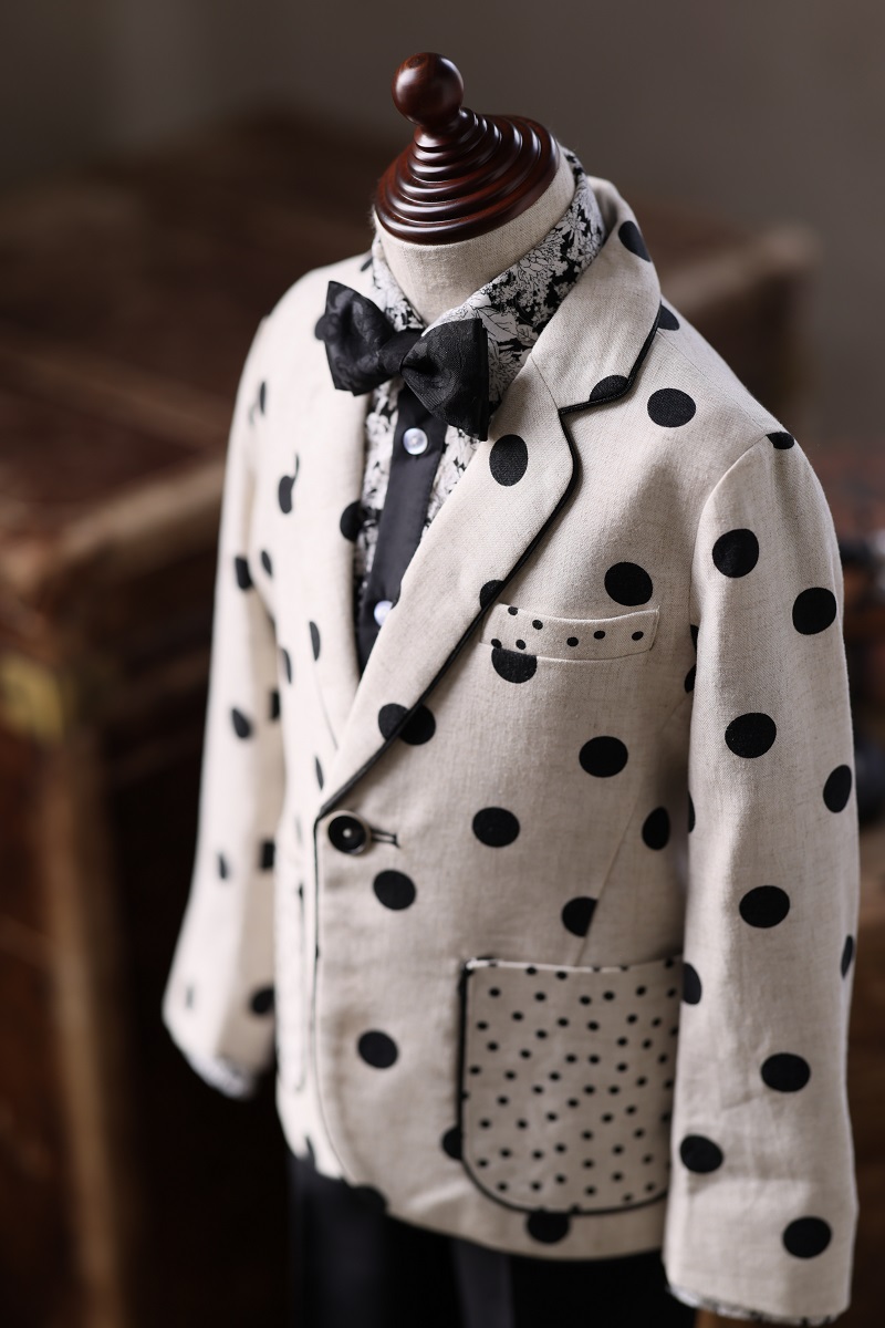 【現品100㎝】キッズタキシード RT-038 ホワイト - 画像 (6)